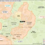 Aleppo map august 2016